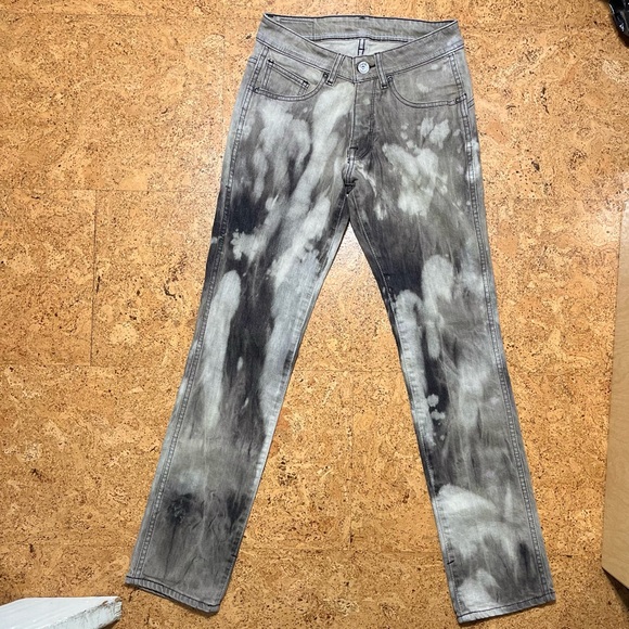Volcom Stone Boardwear Vintage Tie Dye Acid Wash Jeans In Brown Sz 30 - Picture 9 of 15